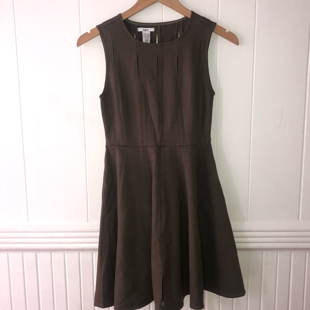 Bar III Olive Peek A Boo Dress